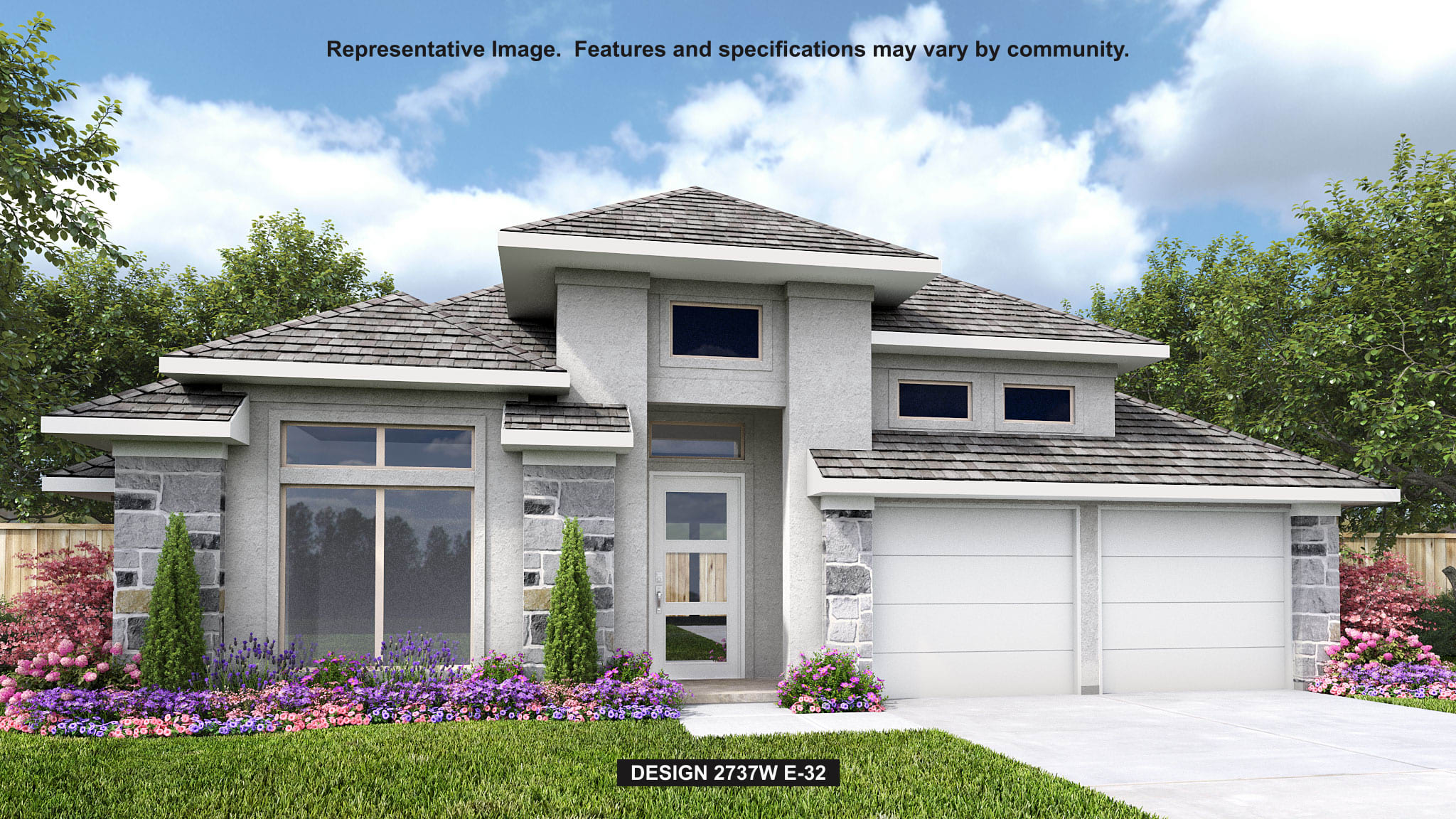 Perry 2737W House Plan in Elyson 55, Houston, Texas | Available to Build